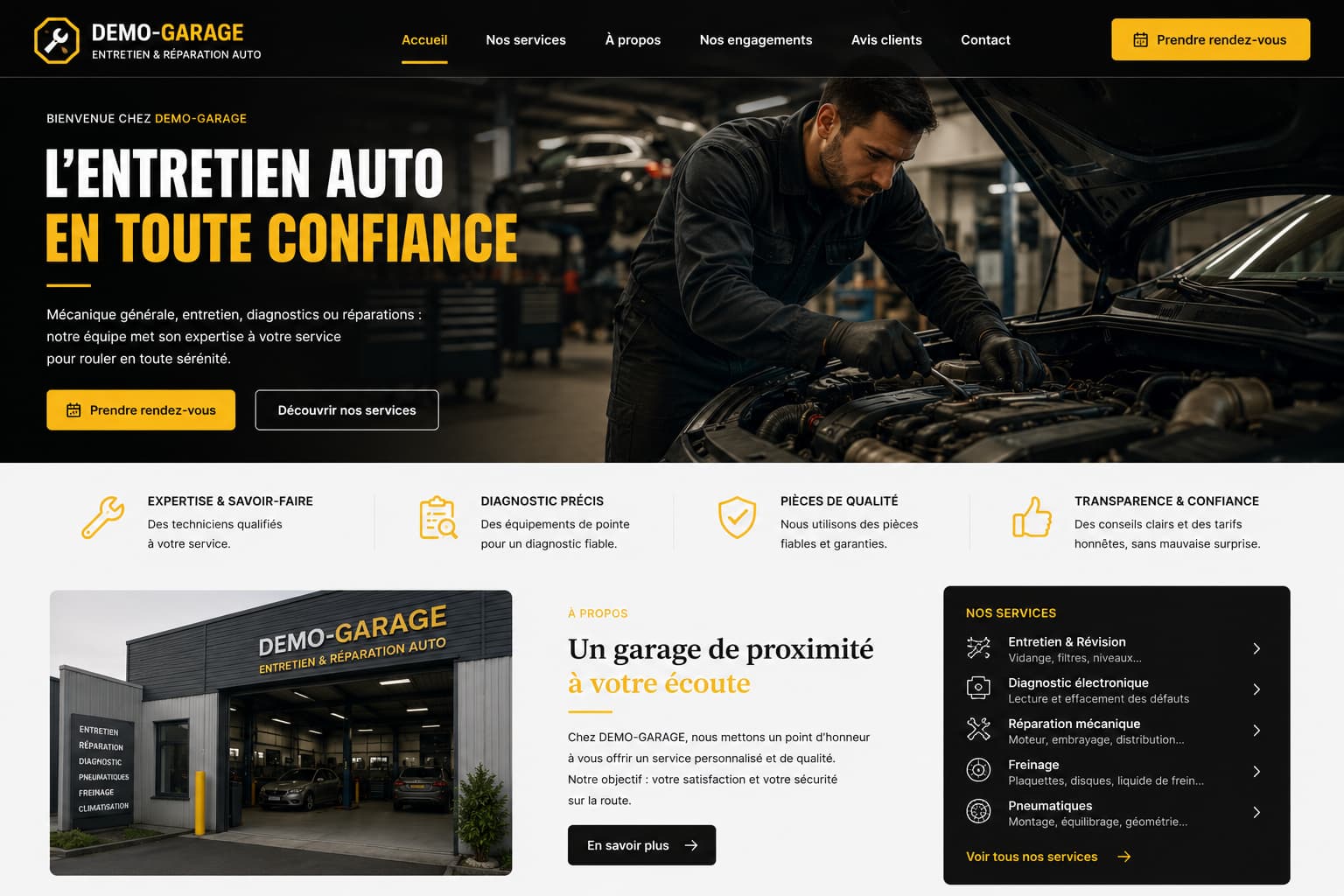 Garage — Garage · Démo
